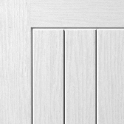 JB Kind Cottage 5 White Primed FD30 Fire Door