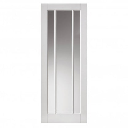 JB Kind Trinidad White Primed Clear Internal Glazed Door