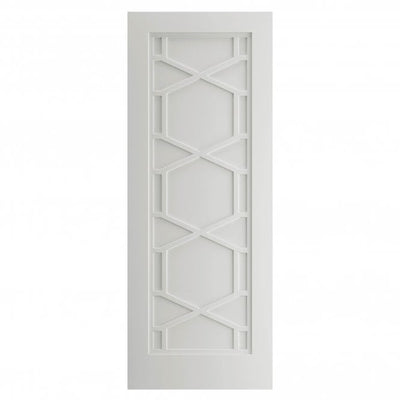 JB Kind Quartz White Primed Internal Door