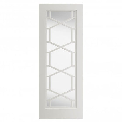 JB Kind Quartz White Clear Internal Glazed Door