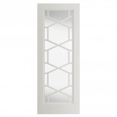 JB Kind Quartz White Clear Internal Glazed Door