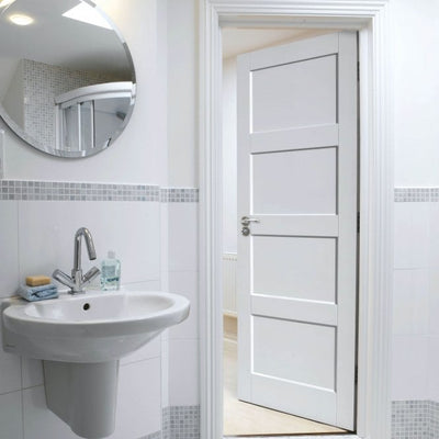 JB Kind Montserrat White Primed Internal Door