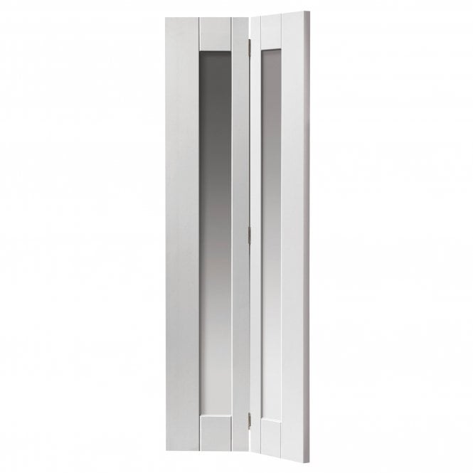 Axis White Glazed Bi-fold Internal Door