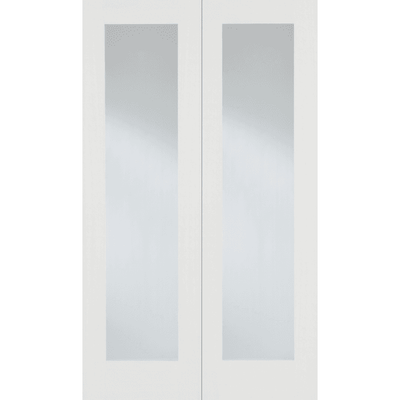 LPD White Pattern 20 Internal Glazed Door Pair
