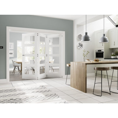 Deanta Folding System - Bifold Frame Kit White Primed