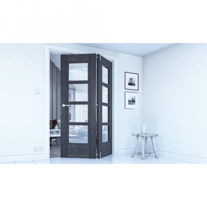 Deanta Folding System - Bifold Frame Kit Unfinished Oak