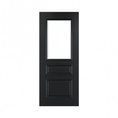 Deanta Windsor Black Prefinished FSC Internal Bevelled Glazed Door
