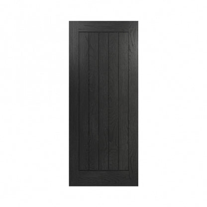 Deanta Ely Pre-Finished Brushed Black Oak Internal FD30 Fire Door