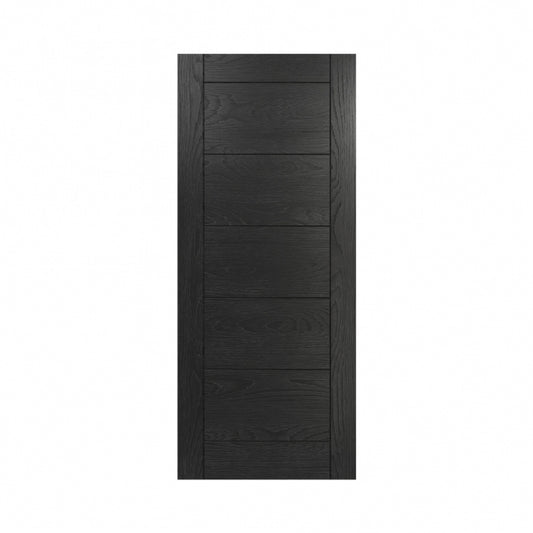 Deanta Pre-Finished Seville Brushed Black Oak Internal Door