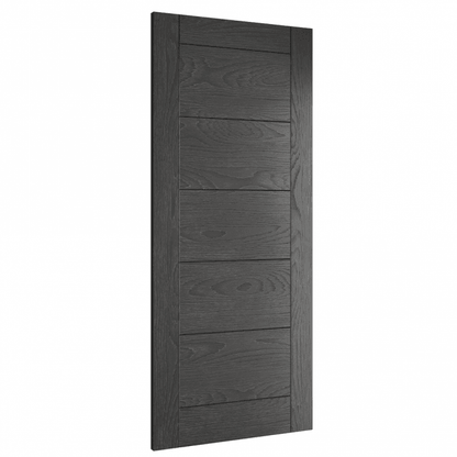 Deanta Seville Pre-Finished Brushed Black Oak Internal FD30 Fire Door