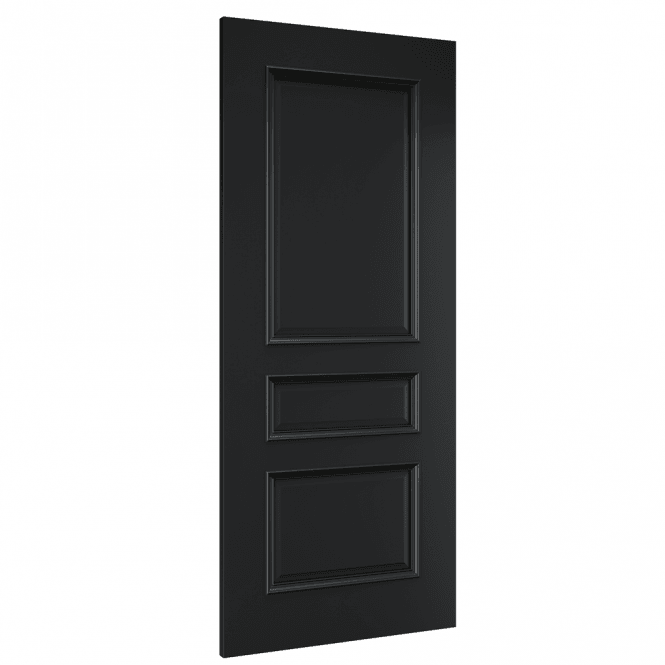 Deanta Windsor Black Prefinished FSC FD30 Fire Door