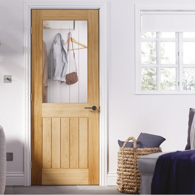 LPD Oak Belize 1L Internal Glazed Door