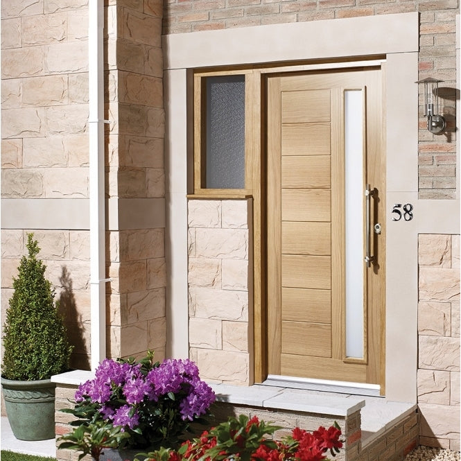 LPD Oak Goodwood External Glazed Door 1L