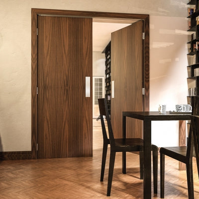 Deanta Flush Prefinished Walnut FD60 Fire Door