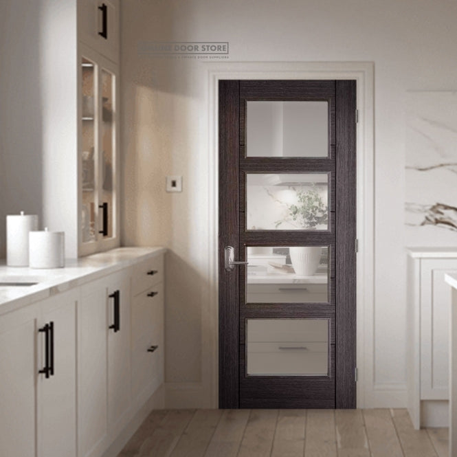 LPD Ash Grey Vancouver Internal Glazed Door 4L