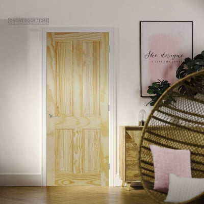 LPD Clear Pine 4-Panel Internal Door