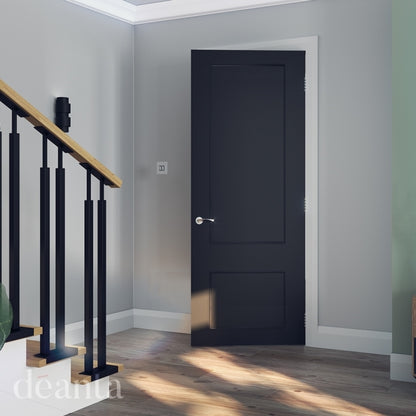 Deanta Sandringham Black Pre-Finished Internal Door