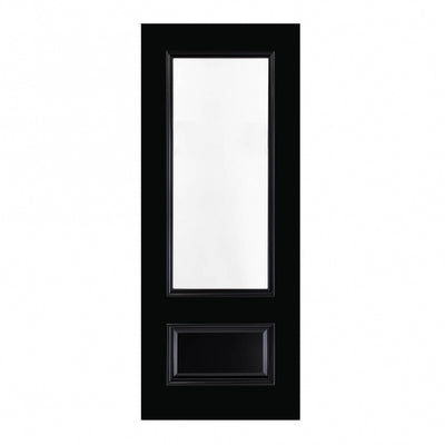 Deanta Sandringham Black Pre-Finished Internal Glazed Door