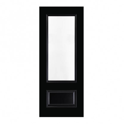 Deanta Sandringham Black Pre-Finished Internal Glazed Door