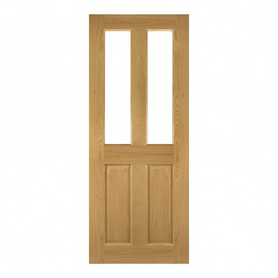 Deanta Bury Prefinished Oak Glazed FD30 Fire Door