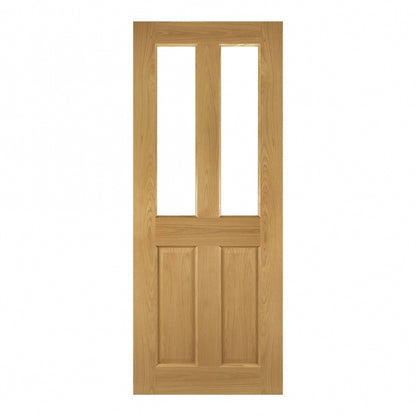 Deanta Bury Prefinished Oak Glazed FD30 Fire Door