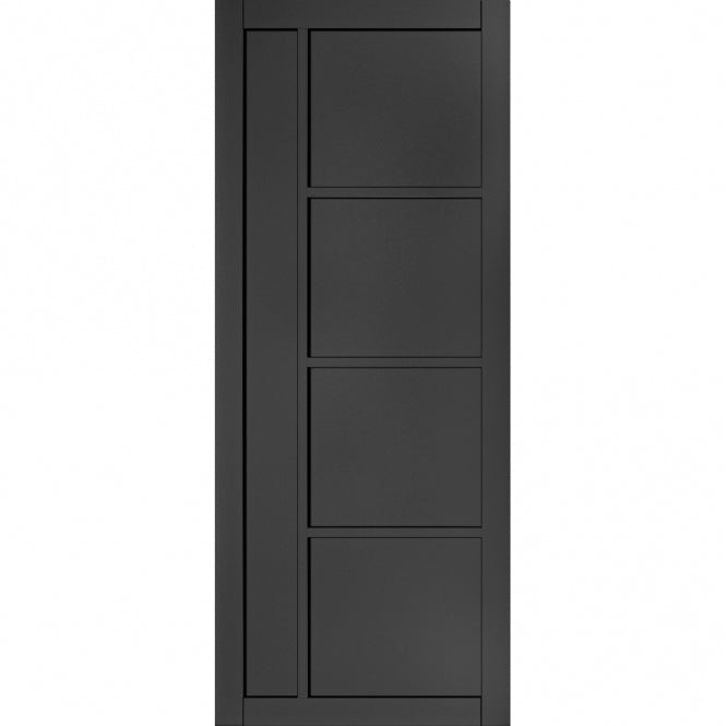 Deanta Brixton Pre-Finished Black Internal Door