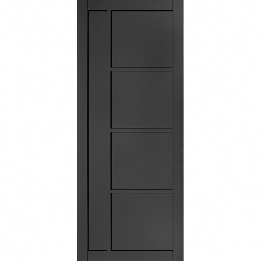 Deanta Brixton Pre-Finished Black Internal Door