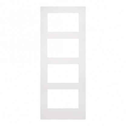 Deanta Coventry White Primed Glazed FD30 Fire Door