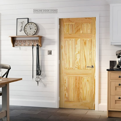 LPD Clear Pine 6-Panel Internal Door