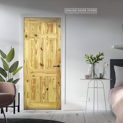 LPD Knotty Pine 6-Panel Internal Door