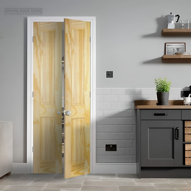 LPD Clear Pine 2-Panel Half Door