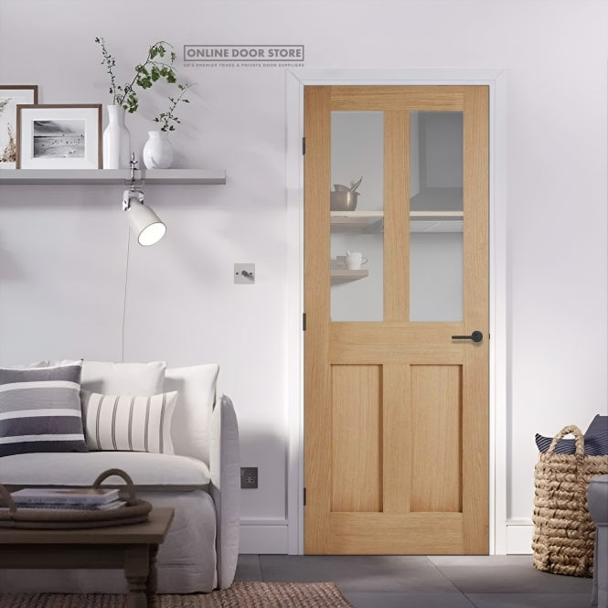LPD Oak London Internal Glazed Door 2L