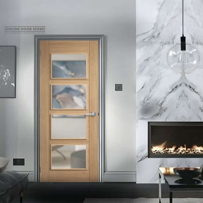 LPD Carini Pre-finished 4 Light Internal Glazed Door