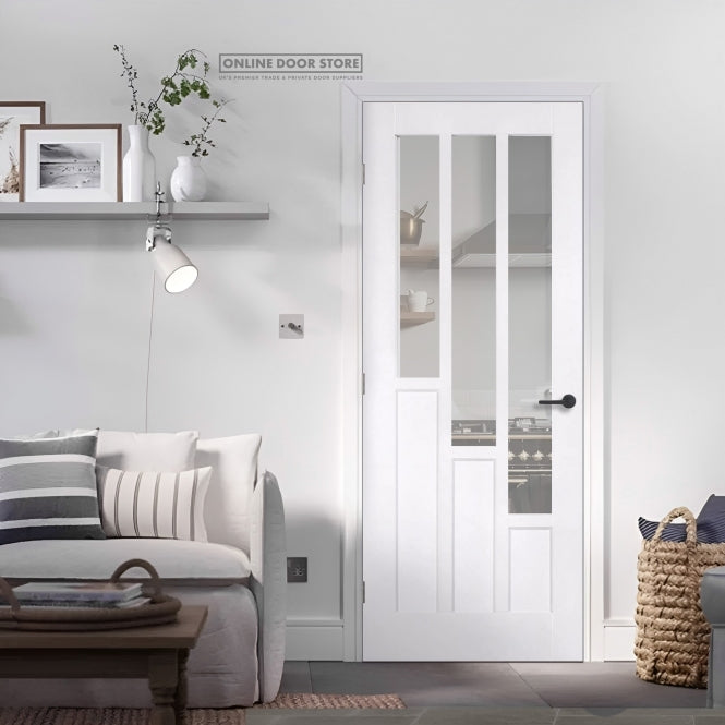 LPD White Coventry Internal Glazed Door 3L