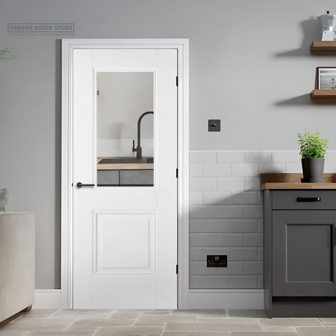 LPD White Arnhem 1L Internal Glazed Door
