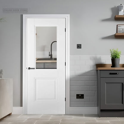 LPD White Arnhem 1L Internal Glazed Door