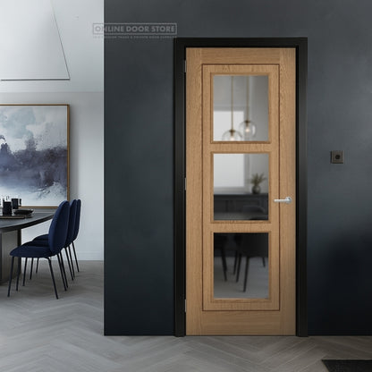 LPD Oak Inlay 3 Light Internal Glazed Door