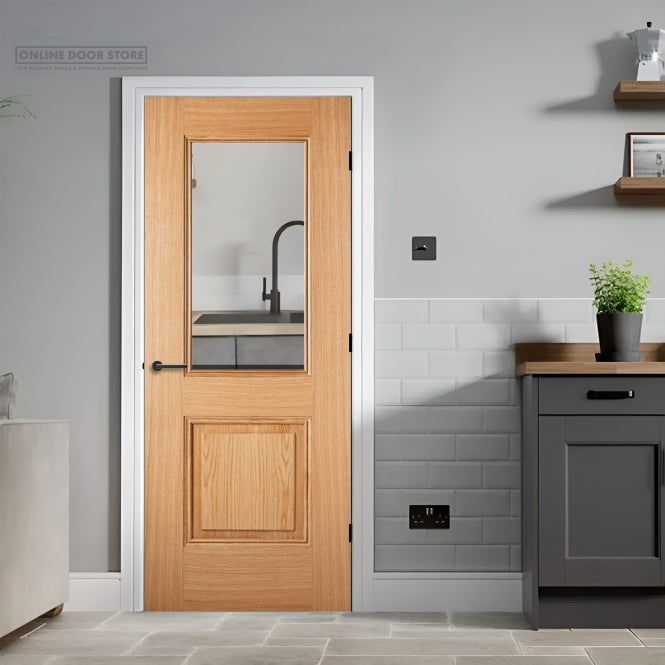 LPD Oak Arnhem 1L Internal Glazed Door