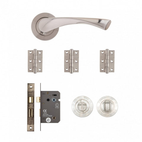 Deanta Fortuna Bathroom Kit Satin Finish