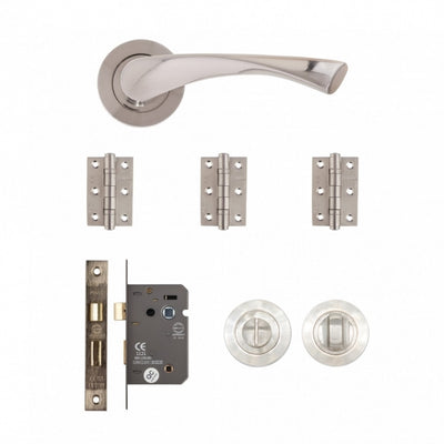 Deanta Fortuna Bathroom Kit Satin Finish