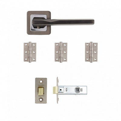 Deanta Hadrian Latch Kit Matt Satin Black Finish
