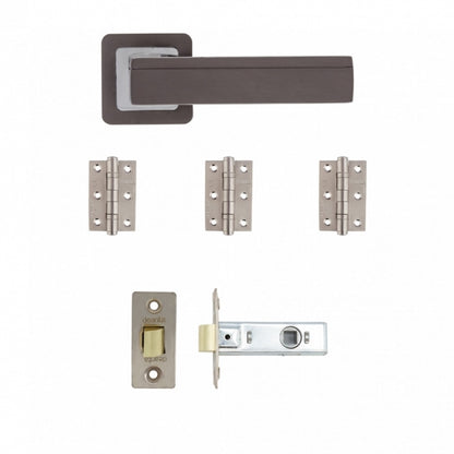 Deanta Invictus Latch Kit Matt Satin Black Finish