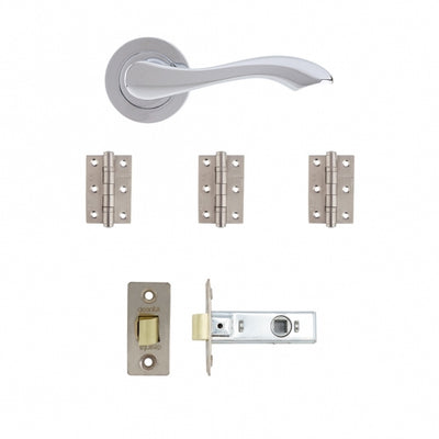 Deanta Veritas Latch Kit Polished Chrome Finish