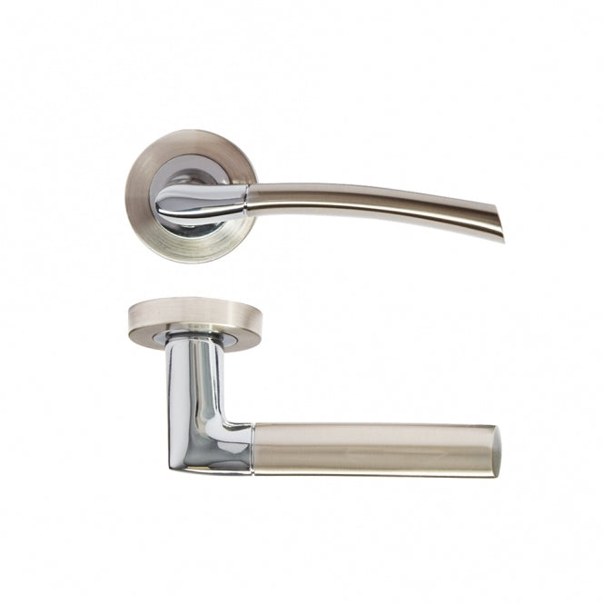 Deanta Hera Satin Nickel / Chrome Handle