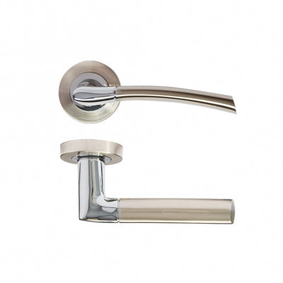 Deanta Hera Satin Nickel / Chrome Handle
