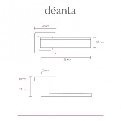 Deanta Invictus Matt Satin Black Handle