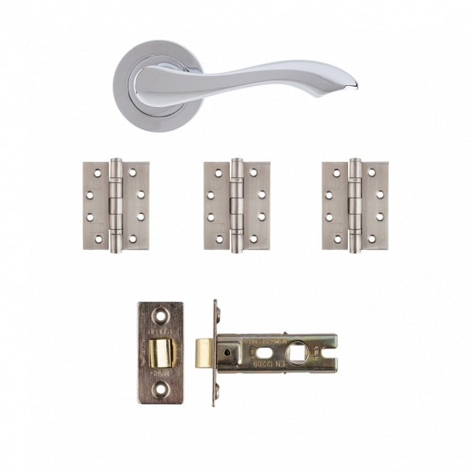 Deanta Veritas Latch Kit Polished Chrome Finish - FD30