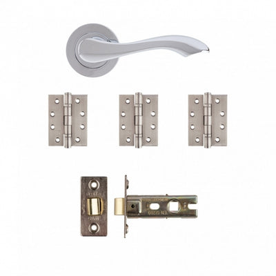 Deanta Veritas Latch Kit Polished Chrome Finish - FD30