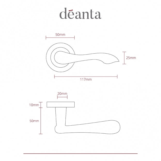 Deanta Veritas Polished Chrome Handle