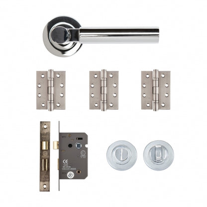 Deanta Arcadia Bathroom Kit Polished Chrome Finish -FD30